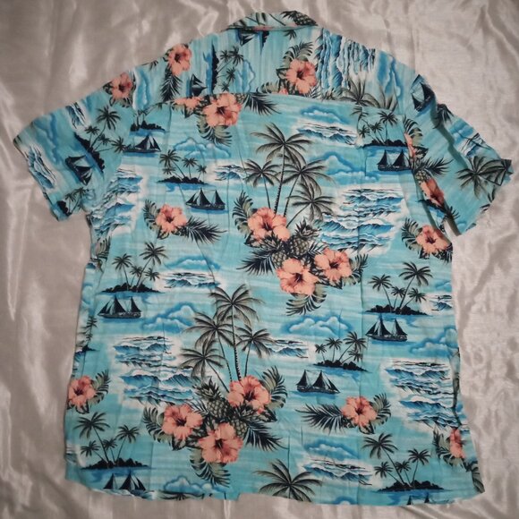 George men's hawaiian short sleeves shirt sizeXL(46-48) summer fun - Picture 5 of 10